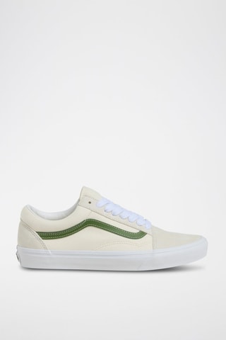 Baskets en nubuck Old skool - Ecru et vert - Vans