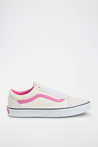 Baskets en cuir Old Skool - Ecru - Vans