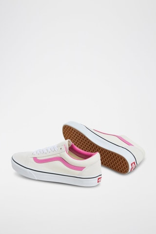 Baskets en cuir Old Skool - Ecru - Vans