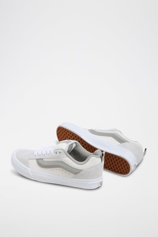Baskets en cuir Knu Skool - Gris clair - Vans