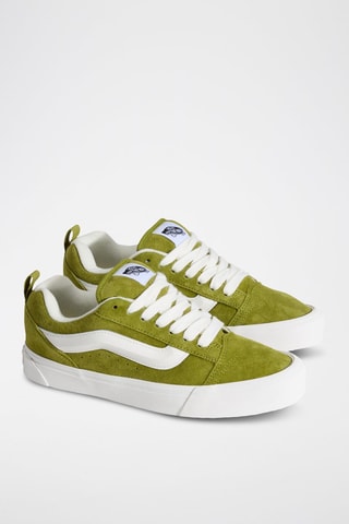 Baskets en nubuck Knu Skool - Vert clair - Vans