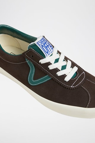 Baskets en cuir Sport Low - Marron - Vans