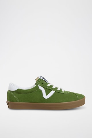 Baskets en nubuck Sport low - Vert foncé - Vans