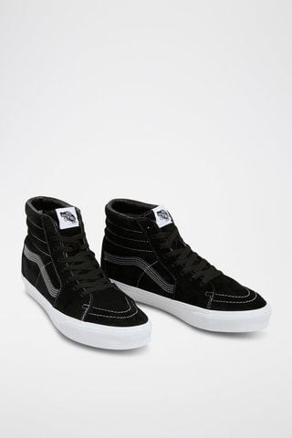 Baskets en cuir SK8-Hi - Noir et blanc - Vans
