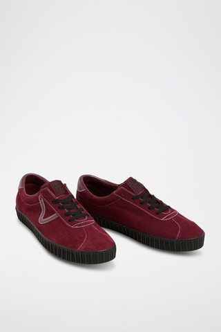 Baskets en cuir Old Skool - Noir - Vans