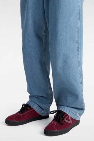 Baskets en cuir Old Skool - Noir - Vans