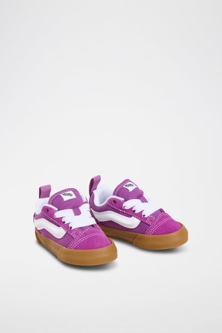Baskets en nubuck Knu Skool - Fuchsia