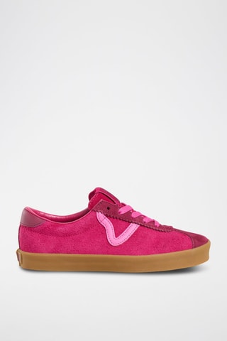 Baskets en cuir Sport Low - Fuchsia 