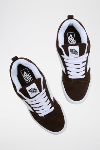 Sneakers en nubuck Knu Skool - Marron foncé