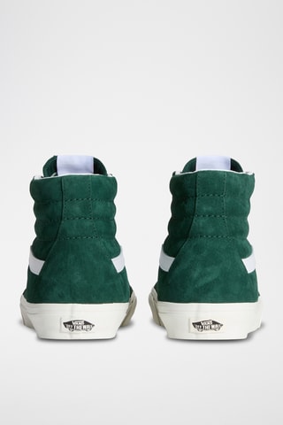 Baskets montantes en nubuck SK8-Hi - Vert émeraude