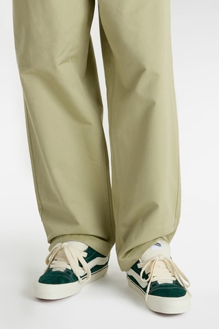 Baskets en nubuck Knu Skool - Vert émeraude