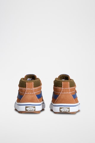 Baskets montantes en cuir MTE SK8-Mid Reissue V - Camel