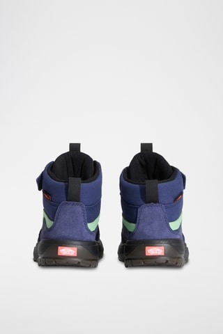 Baskets montantes en nubuck MTE Mini Crest - Bleu foncé et corail