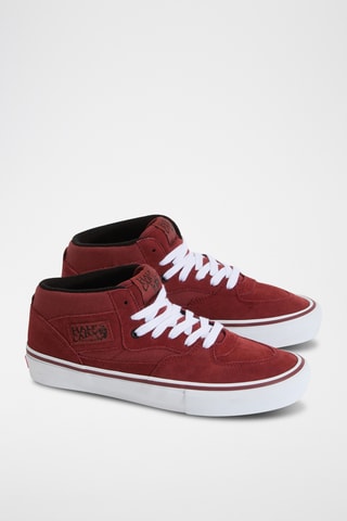 Baskets montantes en nubuck Skate Half Cab - Rouge brique