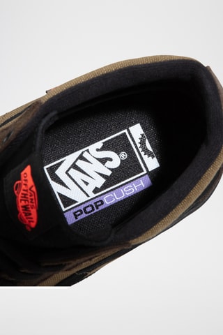 Baskets montantes en nubuck BMX Sk8-Hi - Marron foncé et kaki