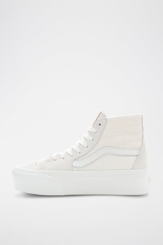 Baskets montantes plateformes en nubuck SK8-Hi Tapered Stackform - Ecru