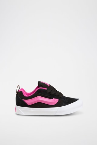 Baskets en cuir Knu skool - Noir et rose