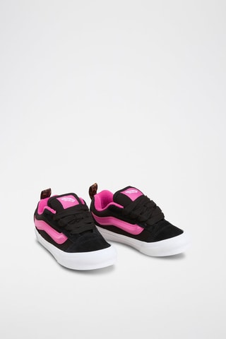 Baskets en cuir Knu skool - Noir et rose