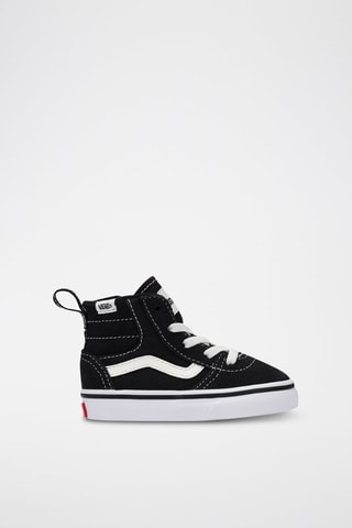 Baskets montantes en nubuck Ashwood - Noir et blanc