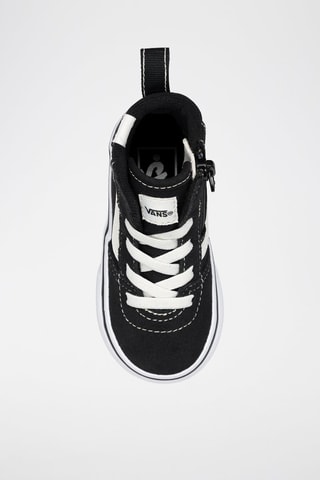 Baskets montantes en nubuck Ashwood - Noir et blanc