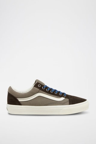Baskets en nubuck Old Skool - Marron et gris