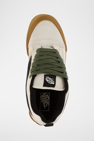 Baskets en cuir Knu Skool - Blanc et noir