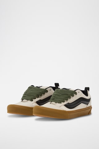 Baskets en cuir Knu Skool - Blanc et noir