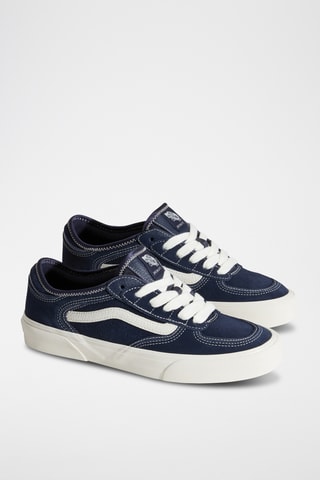 Baskets en nubuck Rowley Classic - Bleu nuit