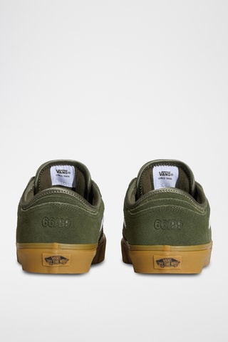 Baskets en cuir Rowley Classic - Vert foncé et blanc