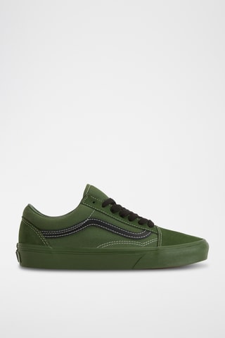 Baskets en cuir Old Skool - Vert et noir