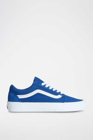 Baskets en cuir Old Skool - Bleu cobalt