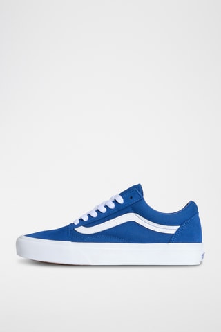 Baskets en cuir Old Skool - Bleu cobalt