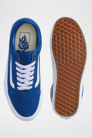 Baskets en cuir Old Skool - Bleu cobalt