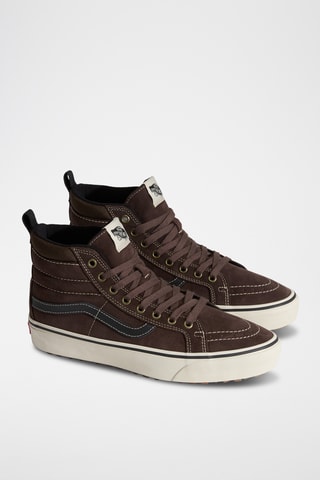 Baskets montantes en nubuck MTE Sk8-Hi Insulated - Marron et noir