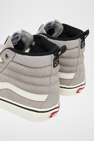 Baskets montantes en nubuck MTE Sk8-Hi Insulated - Gris et blanc