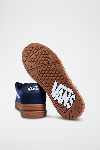 Baskets en cuir Hylane - Bleu marine