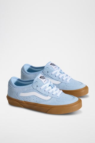 Baskets en cuir Rowley Classic - Ciel et blanc