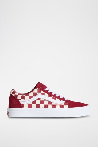 Baskets en nubuck Old Skool - Rouge