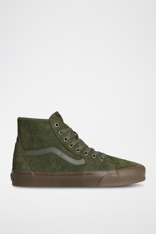 Baskets montantes en nubuck SK8-Hi Tapered - Vert olive