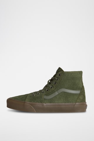 Baskets montantes en nubuck SK8-Hi Tapered - Vert olive