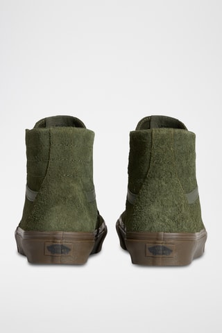 Baskets montantes en nubuck SK8-Hi Tapered - Vert olive