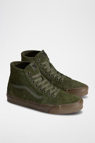 Baskets montantes en nubuck SK8-Hi Tapered - Vert olive