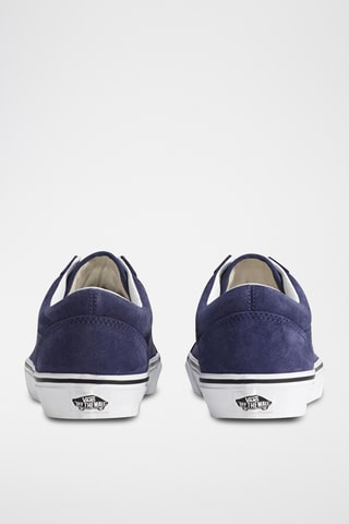 Baskets en cuir Old Skool - Bleu marine