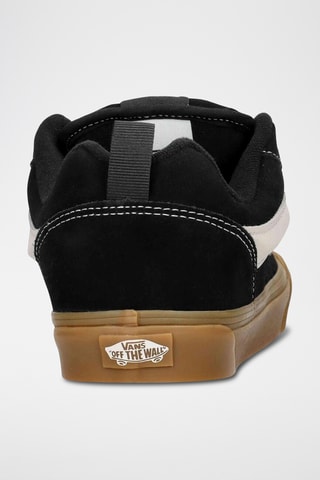 Baskets en cuir Knu Skool - Noir et vert