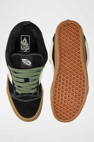 Baskets en cuir Knu Skool - Noir et vert