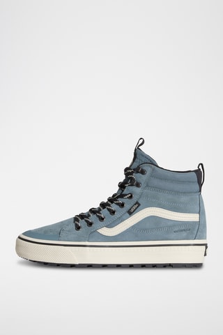 Baskets montantes en nubuck MTE Sk8-Hi Waterproof Insulated - Bleu cobalt et blanc