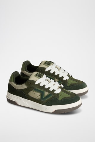 Baskets en nubuck Upland - Vert foncé