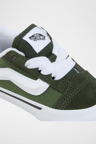 Baskets en cuir Knu Skool - Vert foncé