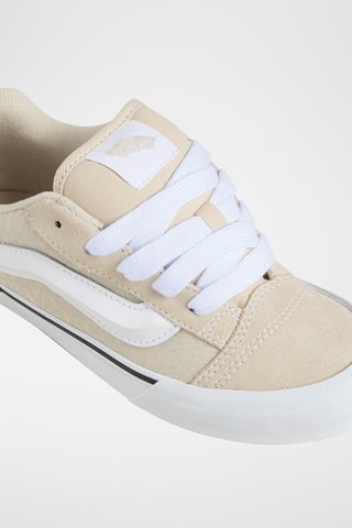 Baskets en nubuck Knu Skool - Beige et blanc