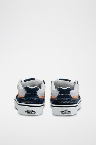 Baskets en cuir Caldrone - Bleu marine